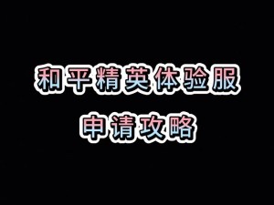 和平精英Logo注册申请全攻略：如何顺利获取官方Logo认证？