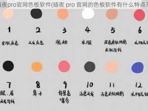 暗夜pro官网色板软件(暗夜 pro 官网的色板软件有什么特点？)