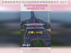 中韩砖码砖专区2023(如何评价中韩砖码砖专区 2023？)