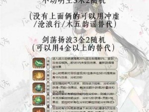 逆水寒手游素问的完美内功搭配指南：提升战力必备攻略