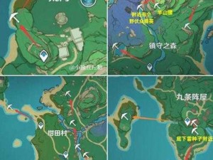 《原神：揭秘44紫晶块采集路线与位置大全》