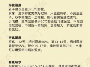 希尔鸡孵化全流程教程：从准备到成功孵化的步骤指南