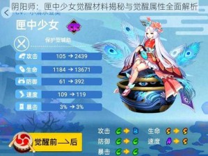 阴阳师：匣中少女觉醒材料揭秘与觉醒属性全面解析