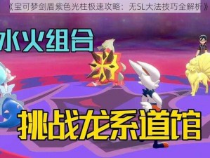 《宝可梦剑盾紫色光柱极速攻略：无SL大法技巧全解析》