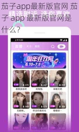 茄子app最新版官网 茄子 app 最新版官网是什么？