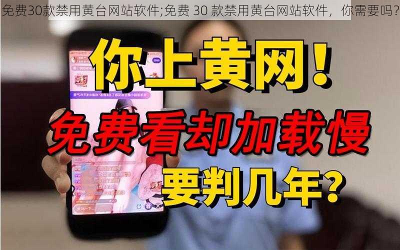 免费30款禁用黄台网站软件;免费 30 款禁用黄台网站软件，你需要吗？