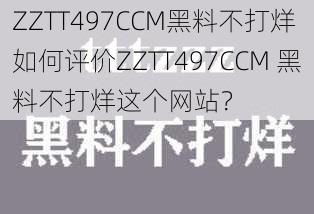 ZZTT497CCM黑料不打烊 如何评价ZZTT497CCM 黑料不打烊这个网站？