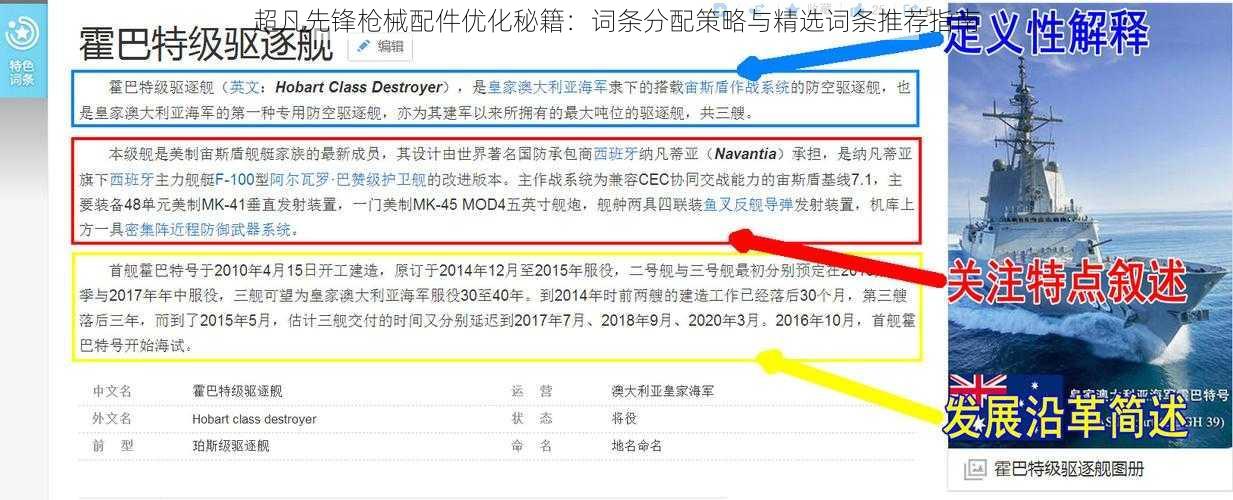 超凡先锋枪械配件优化秘籍：词条分配策略与精选词条推荐指南