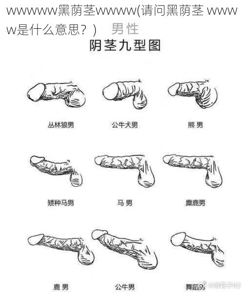 wwwww黑荫茎wwww(请问黑荫茎 wwww是什么意思？)