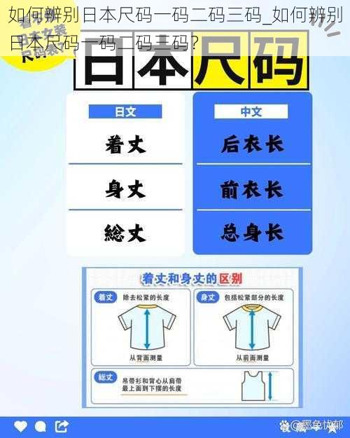 如何辨别日本尺码一码二码三码_如何辨别日本尺码一码二码三码？