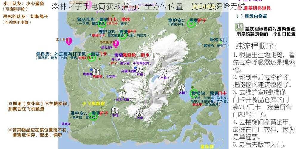 森林之子手电筒获取指南：全方位位置一览助您探险无忧