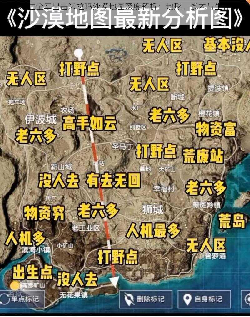 绝地求生全军出击米拉玛沙漠地图深度解析：地形、战术与生存策略探讨