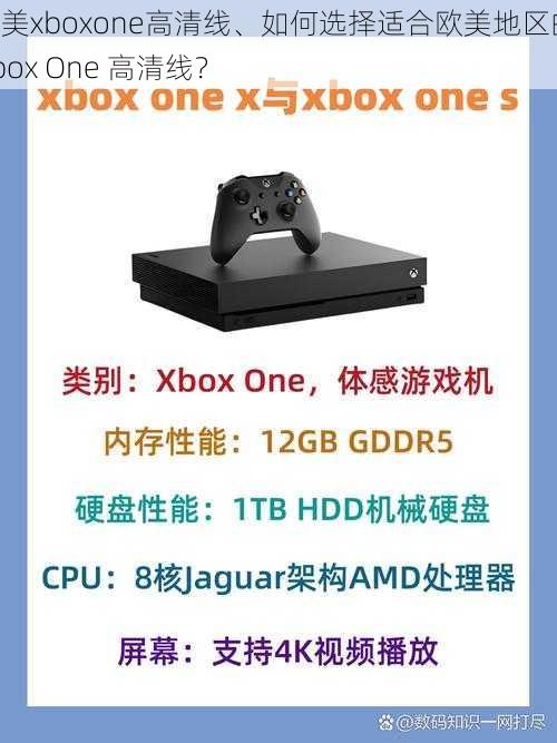 欧美xboxone高清线、如何选择适合欧美地区的 Xbox One 高清线？