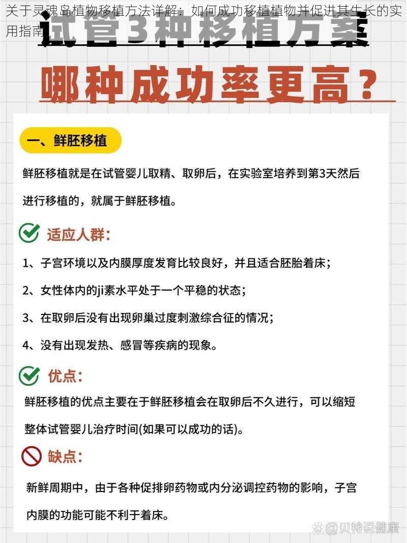 关于灵魂岛植物移植方法详解：如何成功移植植物并促进其生长的实用指南