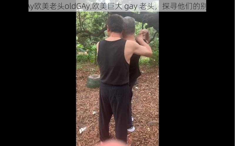 巨大GAy欧美老头oldGAy,欧美巨大 gay 老头，探寻他们的别样世界