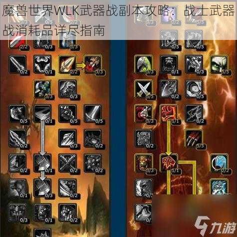 魔兽世界WLK武器战副本攻略：战士武器战消耗品详尽指南