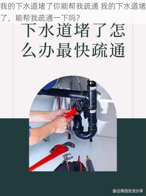 我的下水道堵了你能帮我疏通 我的下水道堵了，能帮我疏通一下吗？