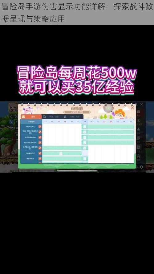冒险岛手游伤害显示功能详解：探索战斗数据呈现与策略应用