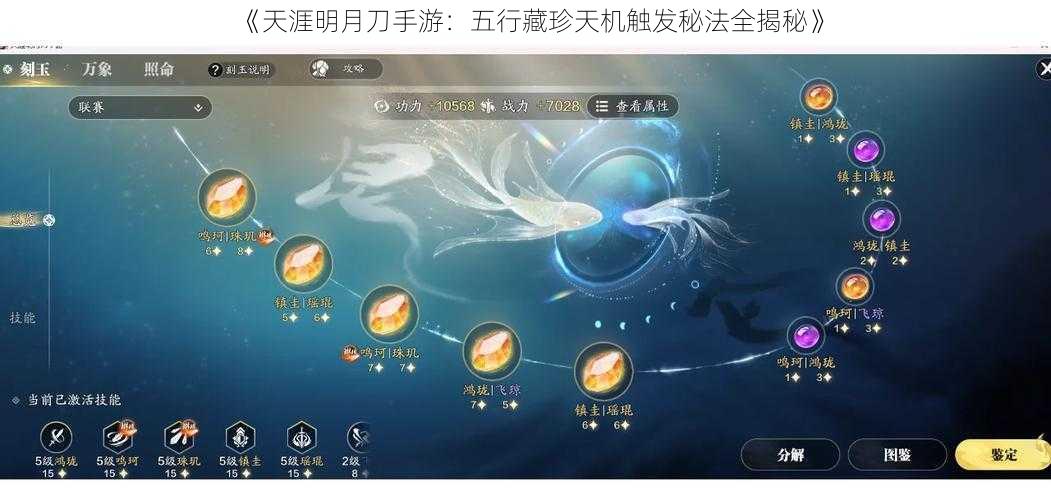 《天涯明月刀手游：五行藏珍天机触发秘法全揭秘》