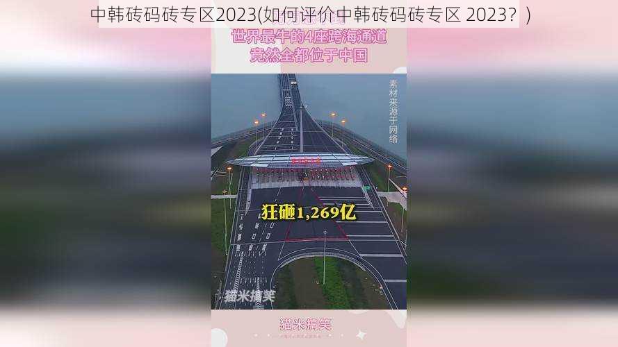 中韩砖码砖专区2023(如何评价中韩砖码砖专区 2023？)