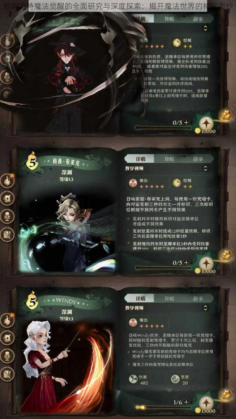 哈利波特魔法觉醒的全面研究与深度探索：揭开魔法世界的神秘面纱