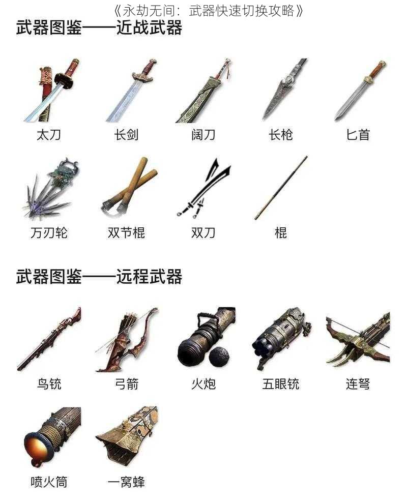 《永劫无间：武器快速切换攻略》