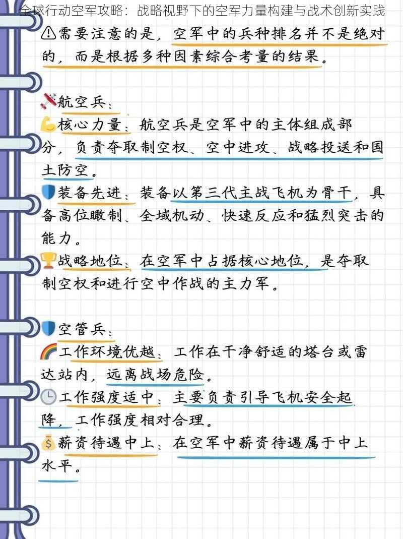 全球行动空军攻略：战略视野下的空军力量构建与战术创新实践