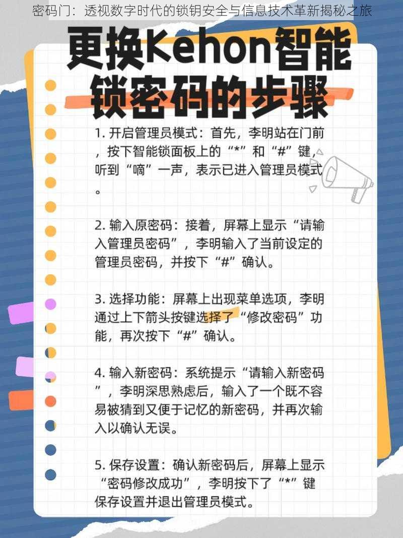 密码门：透视数字时代的锁钥安全与信息技术革新揭秘之旅