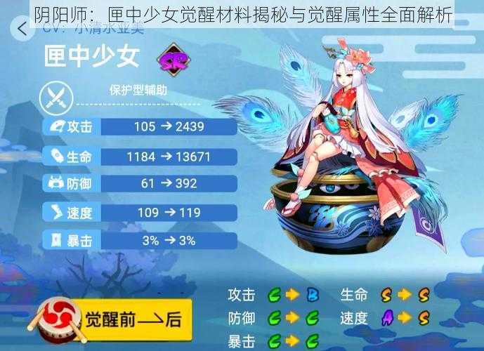 阴阳师：匣中少女觉醒材料揭秘与觉醒属性全面解析